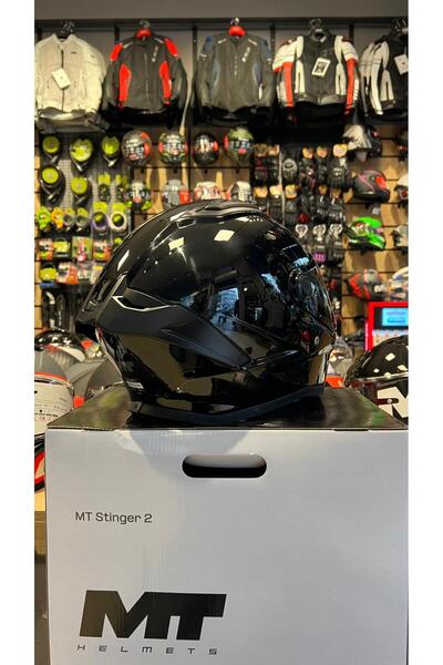 MT Helmets MT KASK FF126 STINGER 2 PURE A1 PARLAK(ŞEFFAF VİZÖRLÜ)