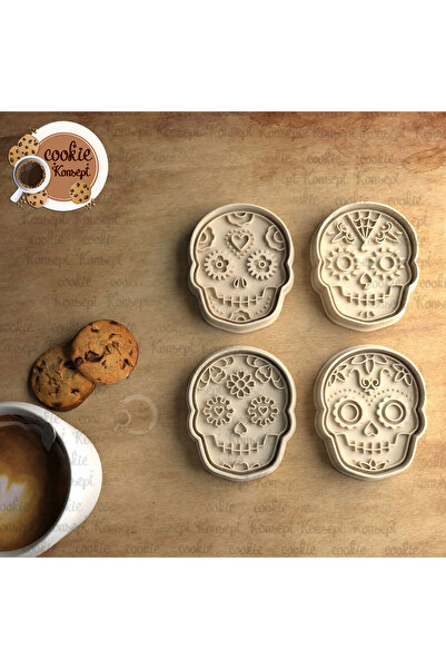CookieKonsept Kuru Kafalar Konsept Kurabiye Kalıp Seti | Kurabiye, Şeker Hamu...