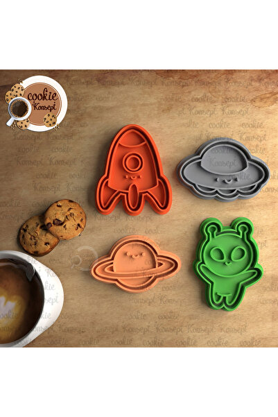 CookieKonsept Space Concept Cookie Mold Set # 3 |   Cookies, Sugar Paste, and...