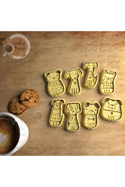 CookieKonsept مجموعة قوالب الكوكيز على شكل كلاب من دودل |   كعك، عجينة السكر،...