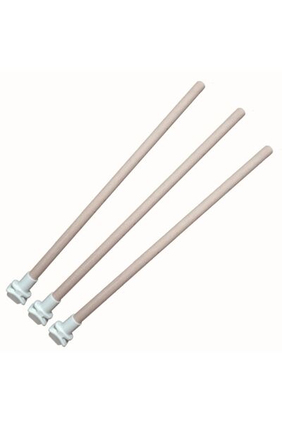 ozzipetshop Ahşap Kuş Tüneği 25 cm 3 Adet Papağan Tüneği Muhabbet Kuşu Sultan...