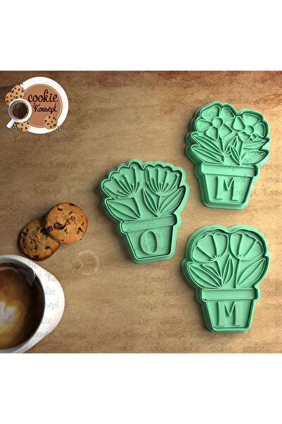CookieKonsept Flowers in a Pot Concept Cookie Mold Set |   Cookies, Sugar Pas...