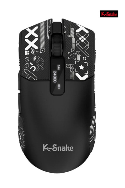 Hietech K-Snake RGB Gaming Mouse 24.000 Ekranlı DPI Kablosuz & Kablolu Type-C...