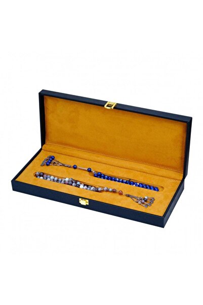 OEMS Two-piece set of stone + silver + box