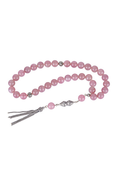 OEMS Natural Madagascar Rose Quartz Tasbih – High Quality