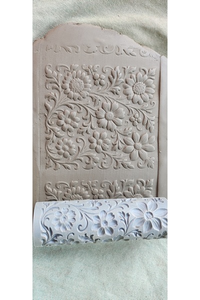 BOSCOCRAFT VİKTORYA BAHÇESİ DESEN RULOSU (POLİMER KİL /SERAMİK) 10 CM