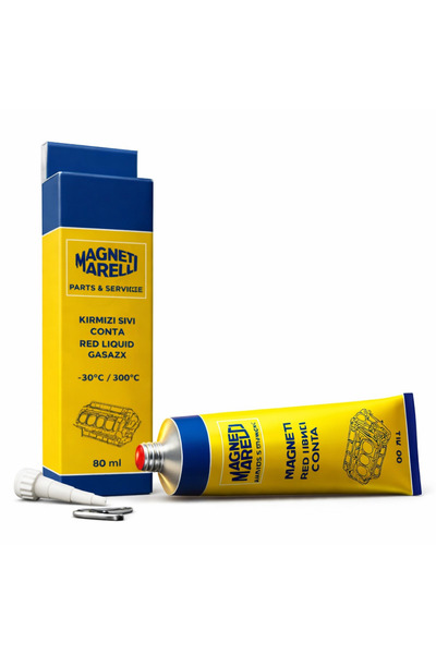 MAGNETI MARELLI Kırmızı Sıvı Conta 80 ml | Yüksek Isıya Dayanıklı -30°C / 300...