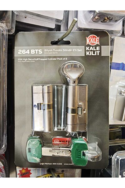 CTR Ticaret Kale Kilit 264 BTS Bilyalı Tuzaklı Silindir - 2’li Set - Yüksek G...