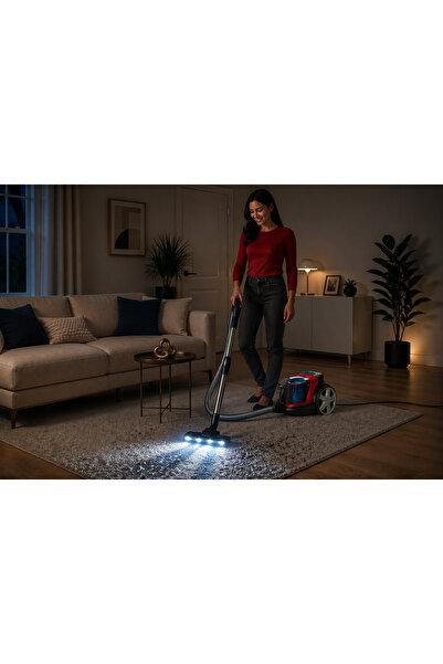 Philips Yeni Nesil Led Işıklı Başlık İle Kusursuz Temizlik 4000 serisi Toz Torbasız Süpürge