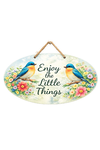 creative sign Διακοσμητική Πλάκα Κήπου 'Απολαύστε τα Μικρά Πράγματα'