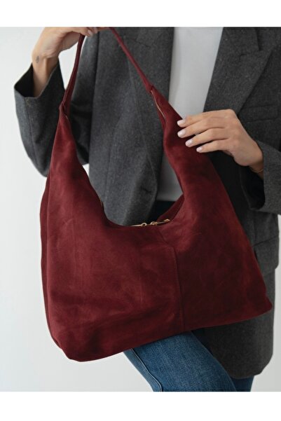 themoiss The Moi̇ss Women's Suede Bag New Season Shoulder Bag