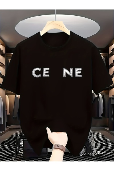 yiou trendy clothing تي شيرت رجالي متعدد الاستخدامات برقبة دائرية، بتصميم عصر...