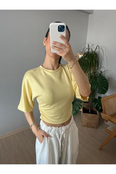 Neslion Butik Yarasa Kol Drape T-shirt
