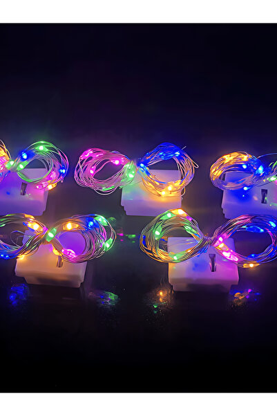rkm store 1 Metre Rgb Mini Güç Kutulu Peri Led