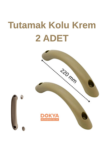 dokya dizayn Tekne veya Karavan için Tutamak Tutma Kolu 220mm Plastik - 2 adet