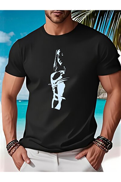 yiou trendy clothing تيشيرتات رجالية مطبوعة بتصاميم نسائية، تيشيرتات بنقوش هن...