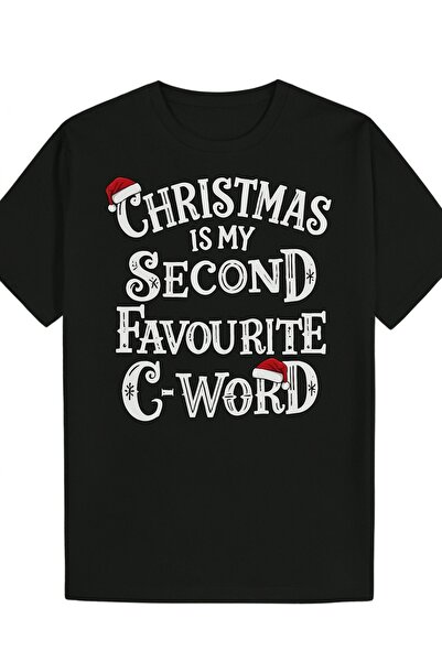 yiou trendy clothing "Christmas is my second favorite word starting with C," ...