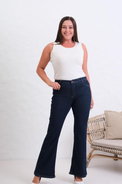 LACARINO 7579 Pantaloni de damă Cındy Xl Jean