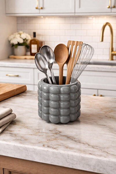 Zigzag Home Διακοσμητική θήκη για κουτάλια με 5 φυσαλίδες, βάζο πολλαπλών χρή...