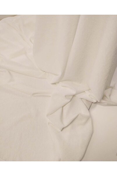 Kumaş Parça Λευκό Λεπτό Ύφασμα Ζέρσεϊ Ελαστικό Μαλακό Ύφασμα για Μπλουζάκια &...