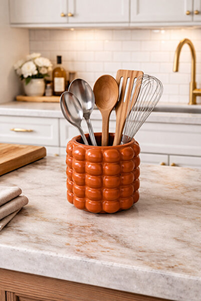 Zigzag Home Διακοσμητική θήκη για κουτάλια με 5 φυσαλίδες, βάζο πολλαπλών χρή...