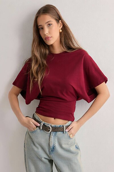 Cockatoo Γυναικεία μπλούζα QLAY με φαρδιά μανίκια και φυσική βισκόζη - Κομψή ...