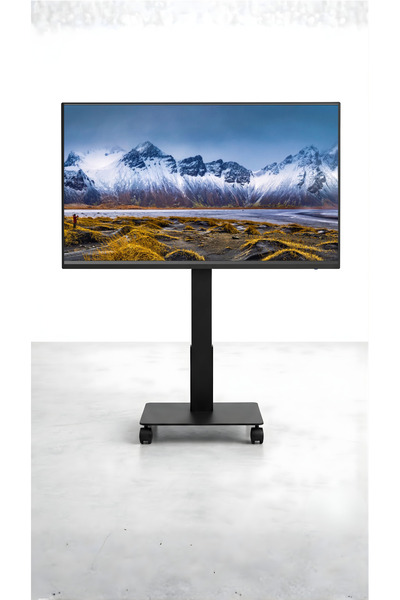 Kevega Tekerlekli Televizyon Ünitesi & Televizyon Standı Siyah 32''–75'' inç ...