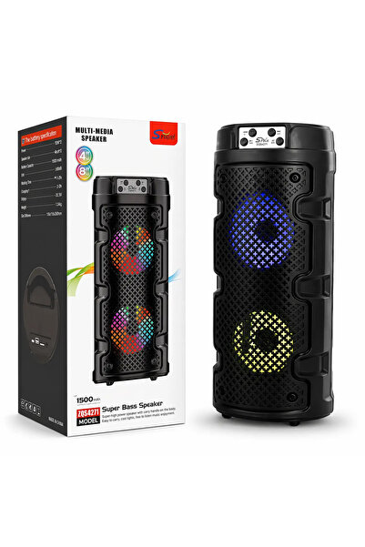 NW NessiWorld 🔊 RGB Işıklı Kablosuz Bluetooth Hoparlör – 16W Süper Bass Taşı...