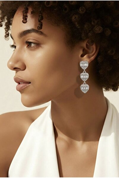 Monalisa Home Zircon Stone Layered Earrings