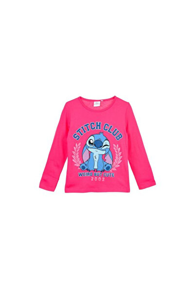 Lilo & Stitch Μακρυμάνικη μπλούζα με χαριτωμένο σχέδιο ραφής