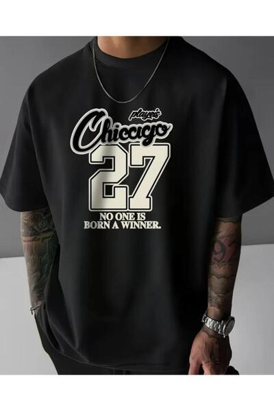 DİVİN Ανδρικό Μοντέρνο Μπλουζάκι Streetwear με Στάμπα
