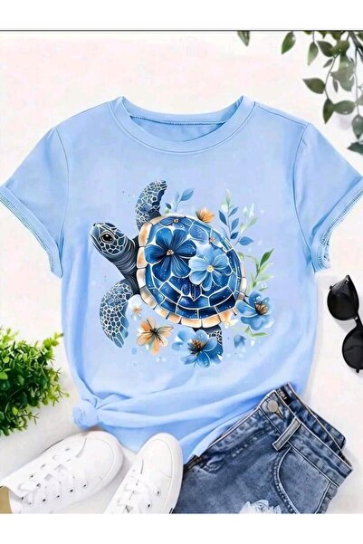 DİVİN Ουνισέξ Κουλ Μπλουζάκι Στρητγουέαρ με Γραφικό KAP