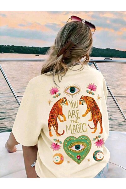 DİVİN Ουνισέξ Κουλ FOR EVER Γραφικό Μπλουζάκι Στριτγουέαρ