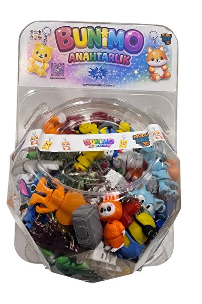 ModuLab 3D 150-Piece Globe Keychain Pack – Colorful and Fun Set