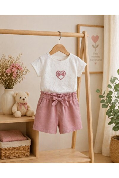 Superbaby PAMPALKIDS σετ κοριτσιών με σορτς