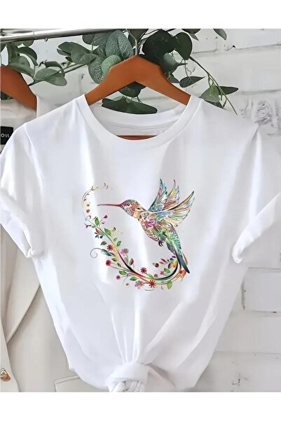 DİVİN Γυναικείο Στυλάτο Μπλουζάκι Streetwear με Στάμπα