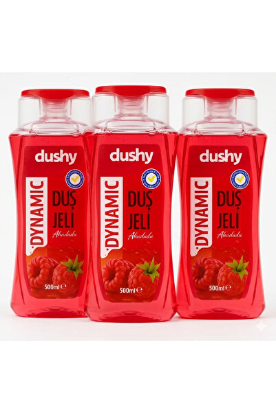 dushy DYNAMIC Ahududu Duş Jeli 500ml 3 ADET