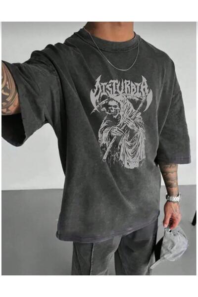 DİVİN Ουνισέξ Κουλ Μπλουζάκι Στρητγουέαρ με Γραφικό  "GAME UP "