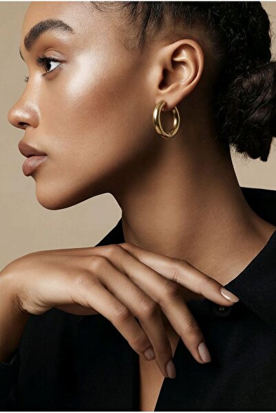 Monalisa Home Small Size 2 cm Diameter Yellow Color Hoop Earrings