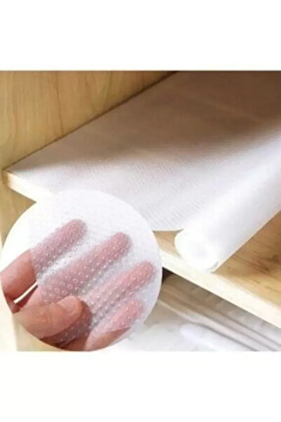 Genel Markalar Sermat Sılver Eva Shelf Liner Şeffaf Kaydırmaz Raf Dolap Ve Çe...