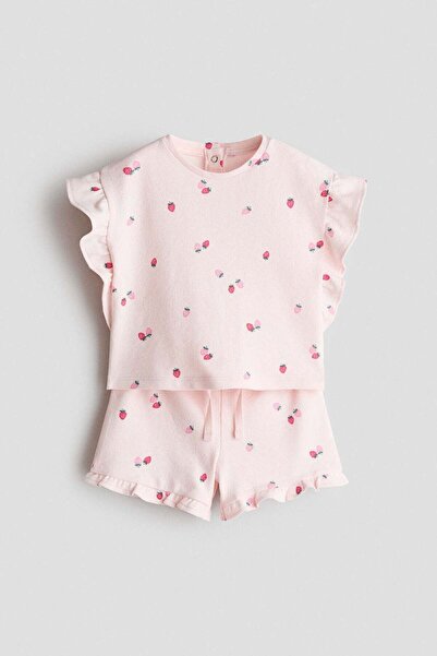H&M 2-piece patterned cotton set