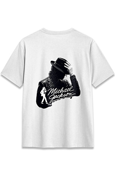 EZG Business Μπλουζάκι με υπογραφή Michael Jackson Unisex 100% βαμβακερό μπλο...