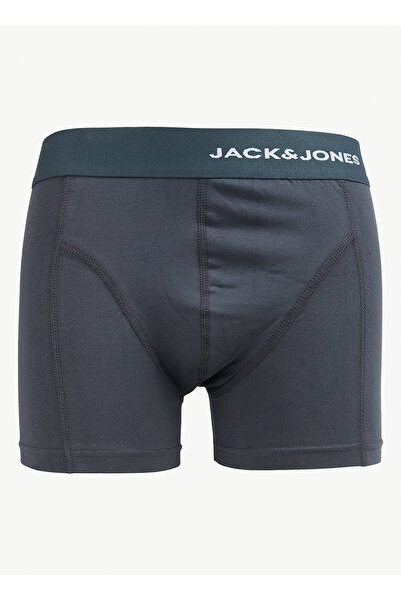 Jack & Jones Gri Erkek Boxer JACALLAN TRUNKS EXC