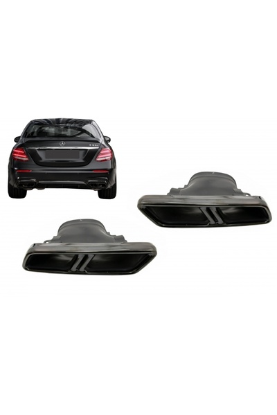 tuningset Απολήξεις εξάτμισης κατάλληλες για Mercedes E-Class W213 2016 και μ...