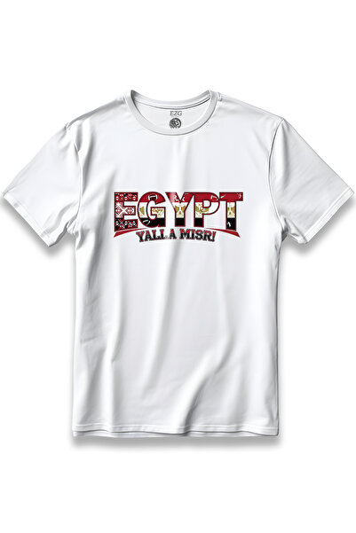 EZG Business EGYPT MISIR Παγκόσμιο Κύπελλο Ειδικής Σχεδίασης Τυπωμένο T-Shirt...