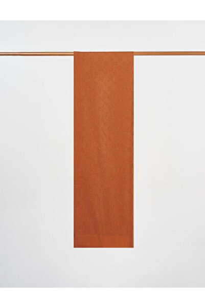 Kayra Monogram Pattern Lyocell Shawl Cinnamon