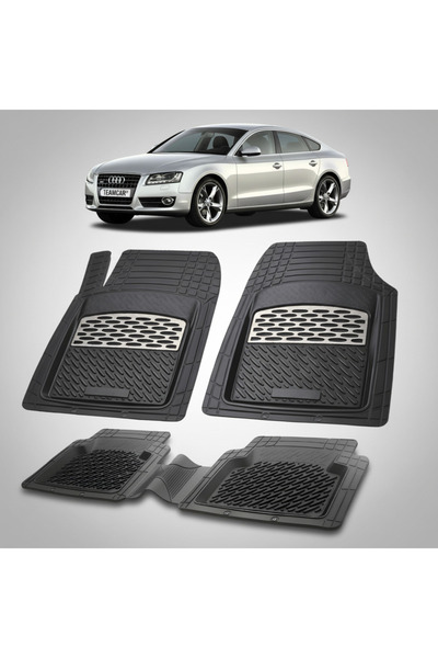 TEAMCAR Συμβατά πατάκια δαπέδου για Audi A5 8T Sportback 2009-2016 |   Ασήμι