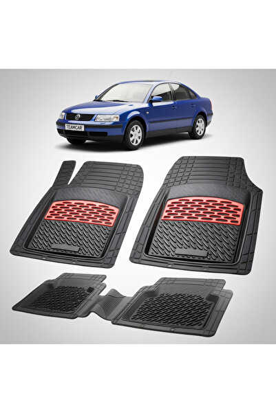 TEAMCAR Volkswagen Passat B5 Sedan Συμβατά Πατάκια Δαπέδου 1996-2005 |   Κόκκινο
