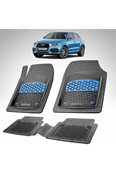 TEAMCAR Συμβατά πατάκια δαπέδου για Audi Q3 8U SUV 2011-2018 |   Μπλε