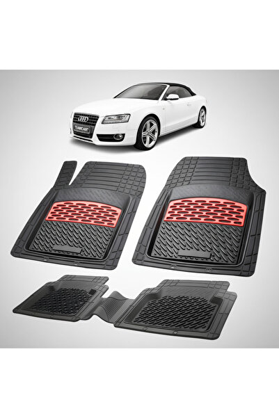 TEAMCAR Audi A5 8T Cabriolet Συμβατά Πατάκια Δαπέδου 2009-2016 |   Κόκκινο